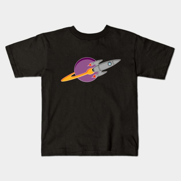 Rocket (World Geekly News) Kids T-Shirt by Paulychilds